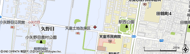 山交ハイヤー株式会社　天童営業所周辺の地図