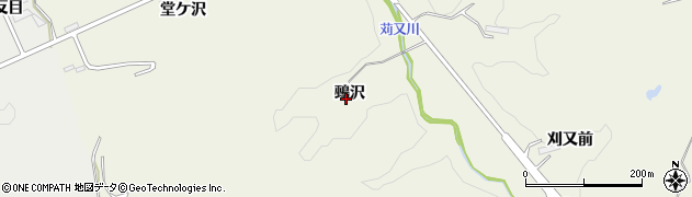 宮城県富谷市石積（鵐沢）周辺の地図