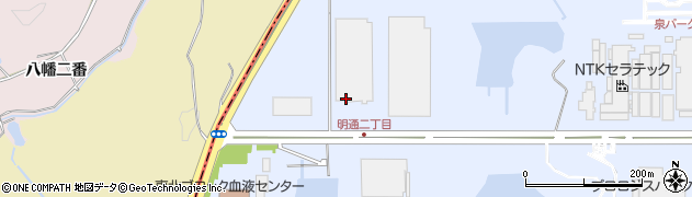 宮城県仙台市泉区明通2丁目周辺の地図