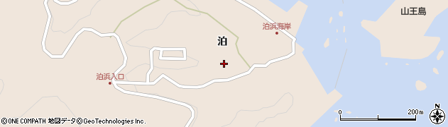宮城県石巻市泊浜泊周辺の地図