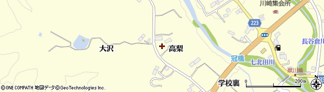宮城県仙台市泉区福岡（高梨）周辺の地図
