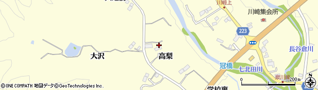 宮城県仙台市泉区福岡高梨15周辺の地図