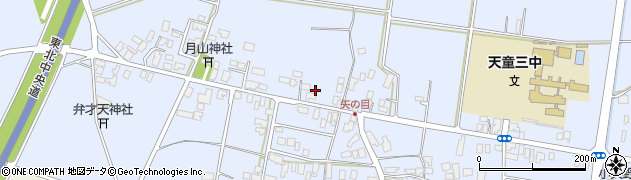 山形県天童市矢野目829周辺の地図