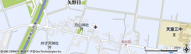 山形県天童市矢野目805周辺の地図