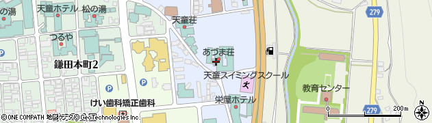 あづま荘周辺の地図