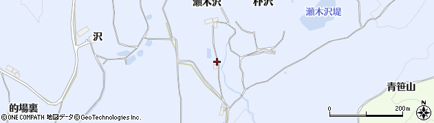 宮城県仙台市泉区朴沢（瀬木沢）周辺の地図