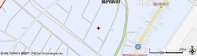 山形県天童市藤内新田周辺の地図