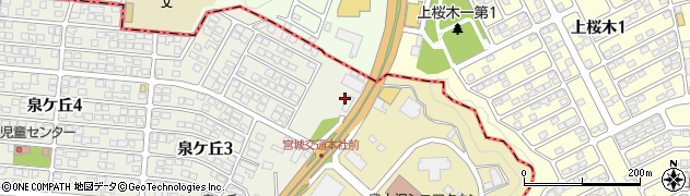宮城交通株式会社　仙台北営業所周辺の地図