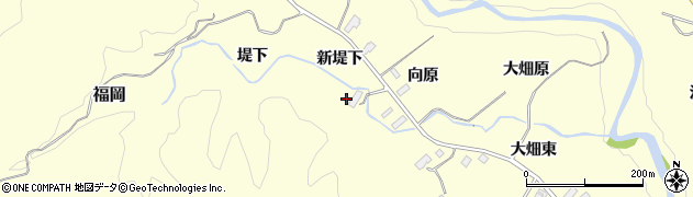 宮城県仙台市泉区福岡堤下周辺の地図