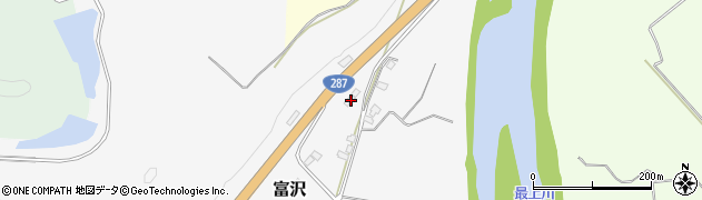 山形県西村山郡大江町富沢824周辺の地図