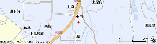 宮城県仙台市泉区朴沢（小田）周辺の地図