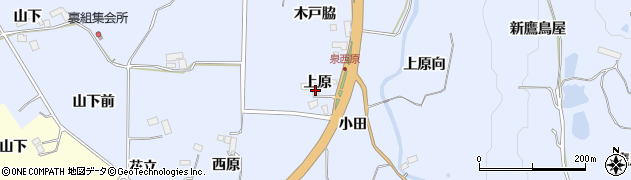 宮城県仙台市泉区朴沢（上原）周辺の地図