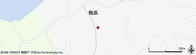 宮城県石巻市牧浜福貴道周辺の地図