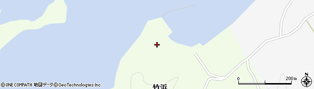 宮城県石巻市竹浜（磯棚）周辺の地図