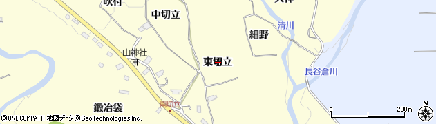 宮城県仙台市泉区福岡（東切立）周辺の地図