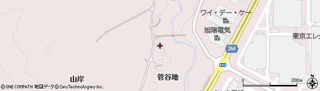 宮城県大和町（黒川郡）小野（菅谷地）周辺の地図