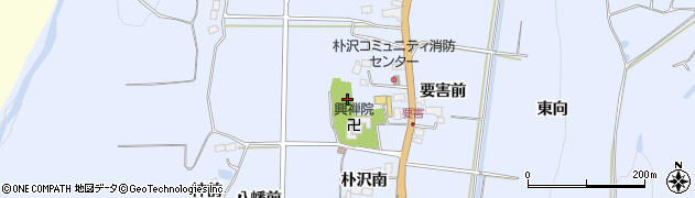 宮城県仙台市泉区朴沢南周辺の地図