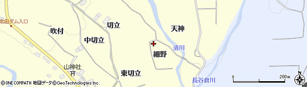 宮城県仙台市泉区福岡（細野）周辺の地図