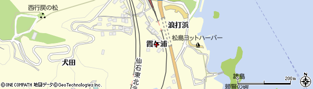 宮城県松島町（宮城郡）松島（霞ケ浦）周辺の地図