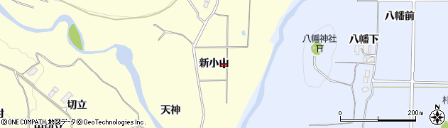 宮城県仙台市泉区福岡新小山周辺の地図