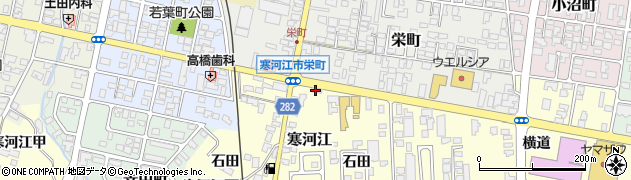 寒河江ガス株式会社周辺の地図