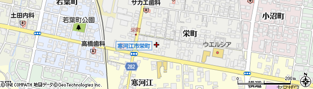 山形県寒河江市栄町8-47周辺の地図
