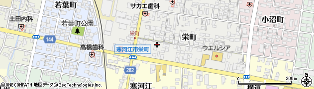 山形県寒河江市栄町8-9周辺の地図
