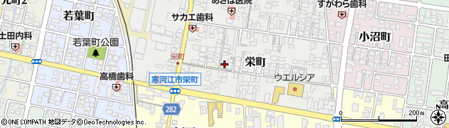 山形県寒河江市栄町4-6周辺の地図