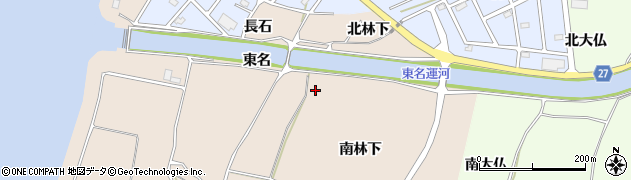 宮城県東松島市大塚南林下周辺の地図