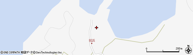宮城県石巻市谷川浜祝浜周辺の地図