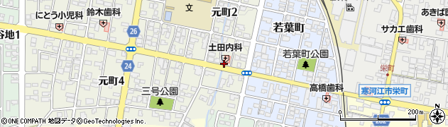 土田内科医院周辺の地図