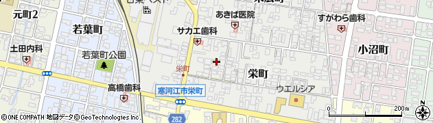 山形県寒河江市栄町5-21周辺の地図