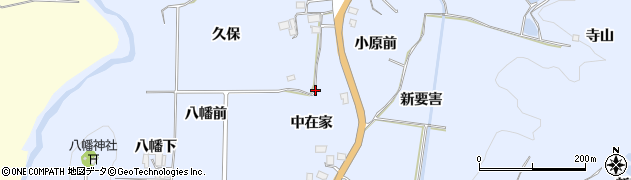 宮城県仙台市泉区朴沢（中在家）周辺の地図