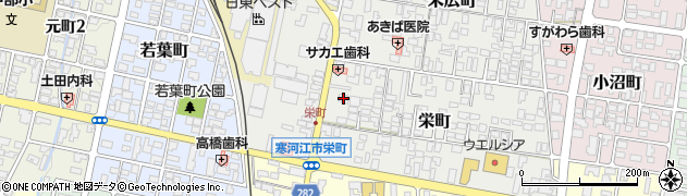 山形県寒河江市栄町5-1周辺の地図