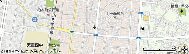 山形県天童市久野本周辺の地図