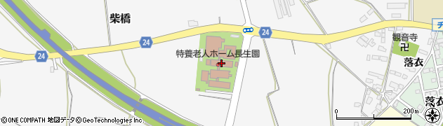 長生園　デイサービスセンター周辺の地図
