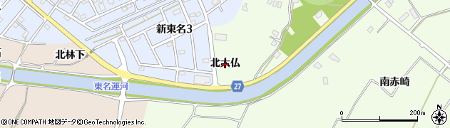 宮城県東松島市野蒜（北大仏）周辺の地図