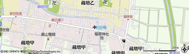 山形県天童市蔵増乙837周辺の地図