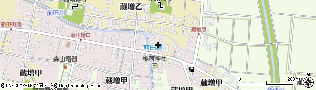 山形県天童市蔵増乙823周辺の地図