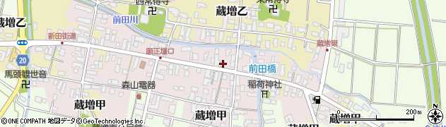山形県天童市蔵増乙847周辺の地図