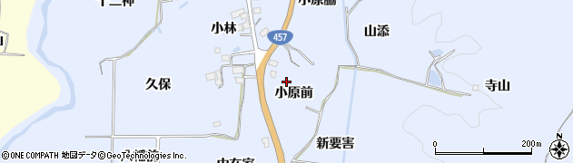 宮城県仙台市泉区朴沢（小原前）周辺の地図