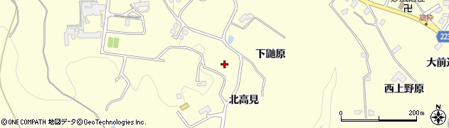 宮城県仙台市泉区福岡（北高見）周辺の地図