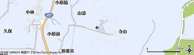 宮城県仙台市泉区朴沢（山添）周辺の地図