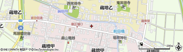 山形県天童市蔵増乙859周辺の地図
