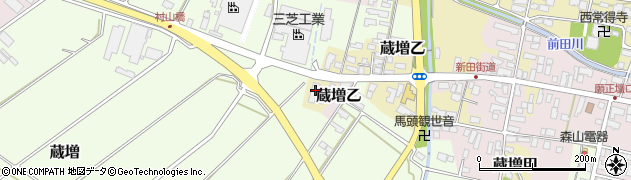山形県天童市蔵増甲2163周辺の地図