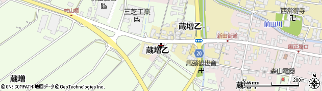山形県天童市蔵増乙1059周辺の地図