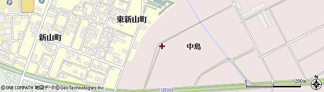 山形県寒河江市日田中島57周辺の地図