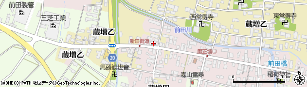 山形県天童市蔵増乙909周辺の地図