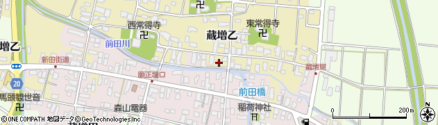 山形県天童市蔵増甲1112周辺の地図