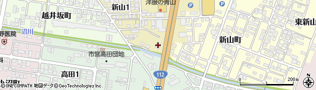 ドコモショップ寒河江店周辺の地図